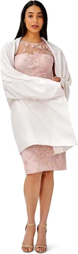 Vista 5 de Adrianna Papell Vestido tubo bordado floral para mujer