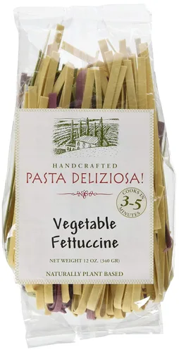 Vista 10 de Pasta Deliziosa! Pasta artesanal, Linguine con condimento de Bahía de Chesapeake, 12 onzas