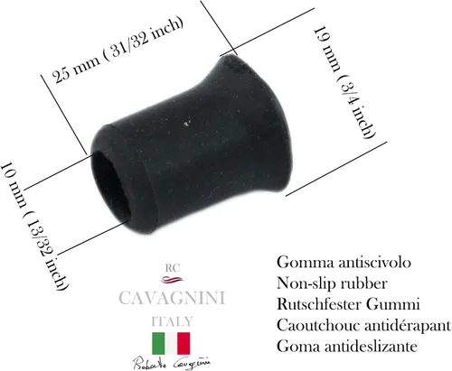 Vista 4 de Spare rubber for walking stick with tip n 1 (ring + rubber)