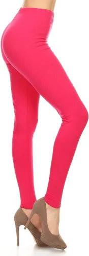 Vista 76 de Leggings Depot NCL27 pantalones capri para yoga de algodón premium suave Negro