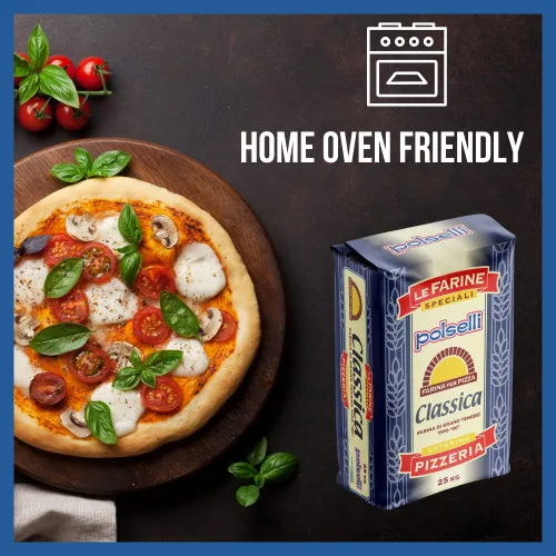 Vista 5 de POLSELLI Classica, Harina doble cero tipo 00, totalmente natural para pizza, pan, pasta y hornear, 2.2 lbs (2.2 libras) Fine-Milled Italian "00