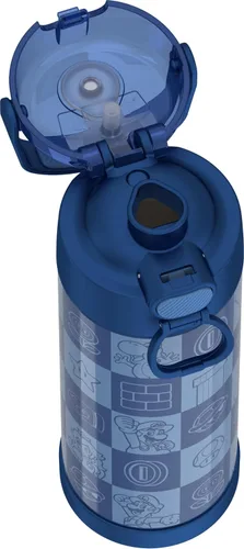 Vista 5 de THERMOS FUNTAINER Botella de agua con boquilla, 16 onzas, Mario