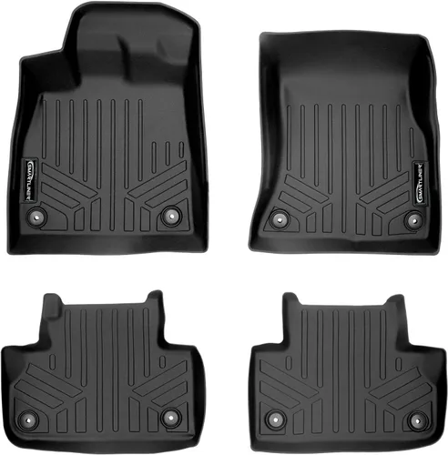Vista 34 de MAXLINER Juego de alfombrillas de piso y forros de primera fila para Audi A4 / S4 Sedan / A4 Allroad 2017-2025