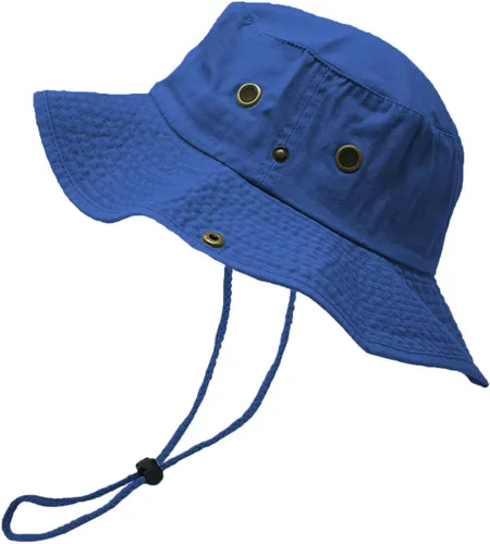 Vista 11 de Glory Max Sombrero de pescador de algodón lavado con correa de barbilla gorra de pesca Sun Safari Boonie Oliva