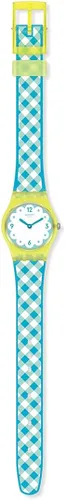 Vista 2 de Swatch Picmika LJ112 - Reloj de cuarzo para mujer esfera blanca