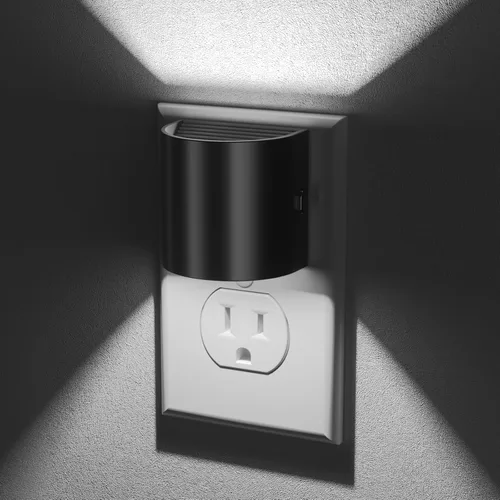 Vista 8 de Luces nocturnas enchufables a la pared, luz nocturna con sensor de atardecer a amanecer, blanco suave de 3000 K, luz nocturna compacta para niños