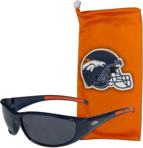 Vista 13 de Siskiyou NFL Unisex Wrap Sunglasses and Bag Set