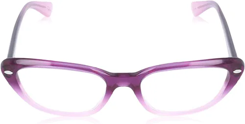 Vista 2 de Ray-Ban RX5242 - Marco ovalado para lentes graduados, color violeta y rosa ópalo desteñido, 2.087 in, Violeta Ópalo Descolorido Rosa