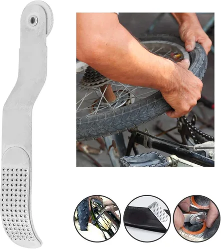 Vista 5 de VBESTLIFE Archivo de reparación de neumáticos, archivo de rallador de parche de tubo interno de doble propósito de acero portátil para motocicleta