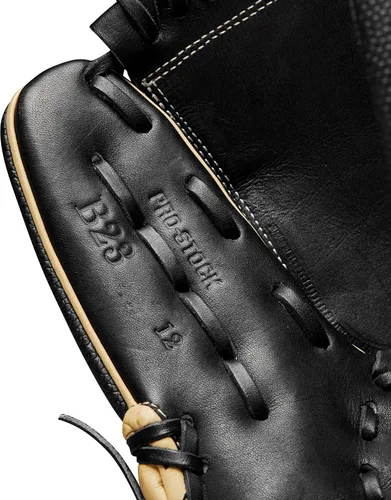 Vista 8 de Wilson A2000 Guantes de béisbol para lanzador - 11.75" y 12" Negro/Bronceado Saddle