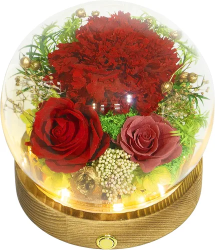Vista 15 de Valley of Rain & Forest Flores reales de larga duración, regalo floral único para que envíes amor para todas las ocasiones, para decoración de Rosa