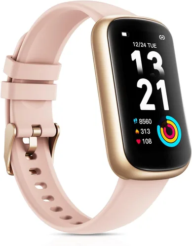 Vista 8 de Reloj inteligente de seguimiento de actividad física, monitor de salud táctil completo de 1.47 pulgadas con frecuencia cardíaca 24/7 y monitor