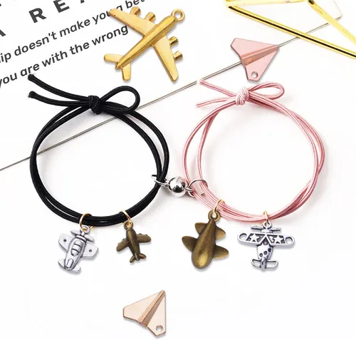 Vista 5 de BronaGrand Aircraft Airplane Charm, 100g Airplane Pendant Charms Alloy Jewelry Charms Craft Supplies for Jewelry DIY Earrings Necklace Bracelet