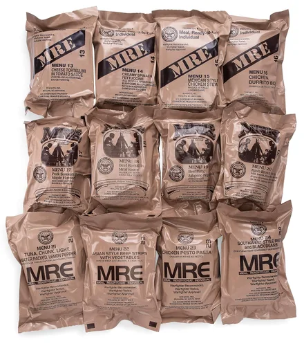 Vista 2 de US Military MRE, sabor surtido, paquete de 4, 2021