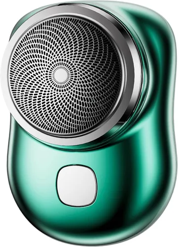 Vista 10 de Afeitadora eléctrica para hombres, Mini-Shave - Afeitadora eléctrica portátil, tamaño de bolsillo, afeitadora portátil húmeda y seca para hombre
