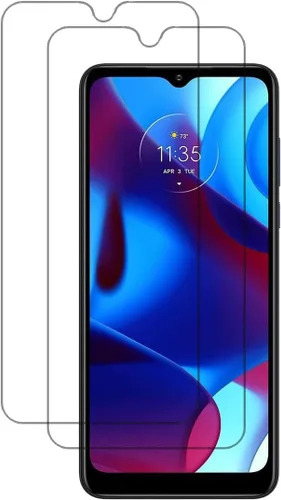 Vista 6 de Protector de pantalla de vidrio templado puro para Motorola Moto G - [2 unidades] Protector de pantalla de vidrio templado Frontier Protector