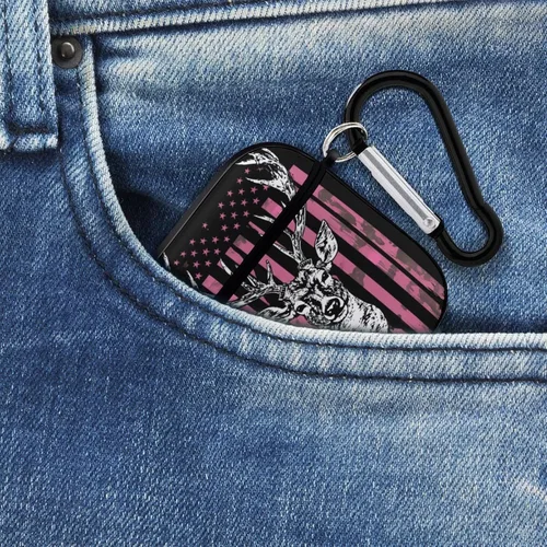 Vista 8 de Funda para Apple AirPod 2 y 1 TPU suave compatible con AirPod 2 y 7 con diseño de bandera estadounidense Pattern1081