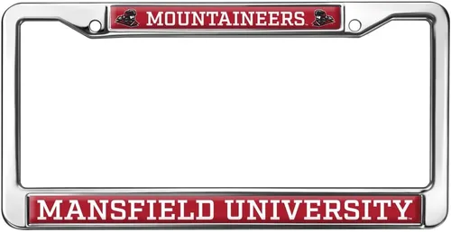 Vista 68 de Texas A&M University - Texarkana Mascot - Marco de metal estándar para placa de matrícula de tamaño completo