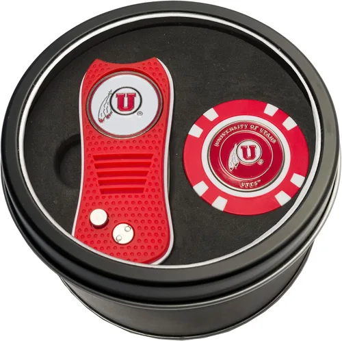 Vista 47 de Team Golf NCAA - Juego de regalo de lata unisex para adultos con herramienta Switchfix Divot y chip de golf