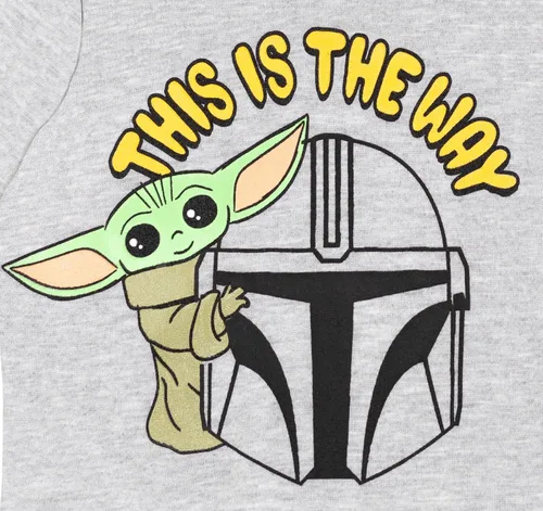 Vista 5 de STAR WARS The Child - Conjunto de sudadera con capucha y pantalones para niños grandes
