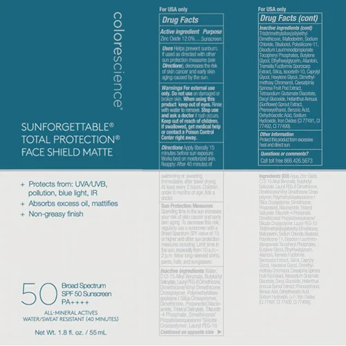 Vista 6 de Colorescience Total Protection Face Shield SPF 50, 1.8 Fl Oz