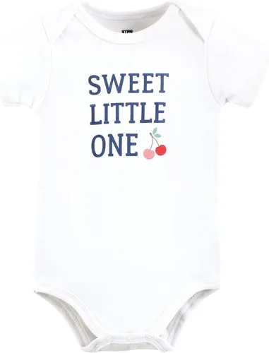 Vista 398 de Hudson Baby baby-girls Cotton Bodysuits 3-pack