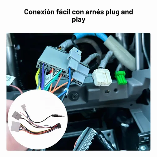 Vista 5 de Conector de arnés de cableado de radio de automóvil para Honda Civic 2006-2011, CRV 2007-2011, Pilot 2009-2011 - Cable de alimentación de radio