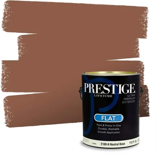 Vista 175 de PRESTIGE Pintura exterior e imprimación en uno, bronceado Aberdeen, plano, 1 galón