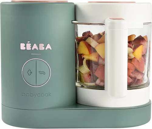 Vista 11 de BEABA Babycook Neo - Fabricante de alimentos para bebés Vidrio no tóxico y acero inoxidable Confiado por mamás famosas Procesador de alimentos