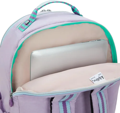 Vista 6 de Kipling Seoul - Mochila para portátil extra grande de 17", Lavanda C, Grande