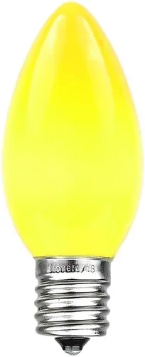 Vista 12 de Novelty Lights Paquete de 25 bombillas de repuesto de cerámica C9 para exteriores Multi