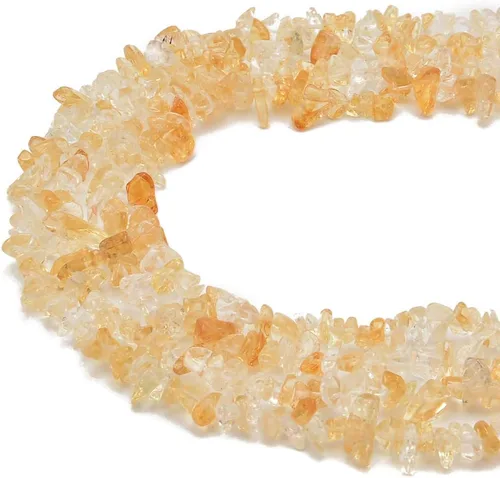Vista 20 de PLTbeads Kit de pulseras de cintura de piedras preciosas curativas natrales de 0.197-0.315 in, diseño de piedras irregulares, fabricación de joyas