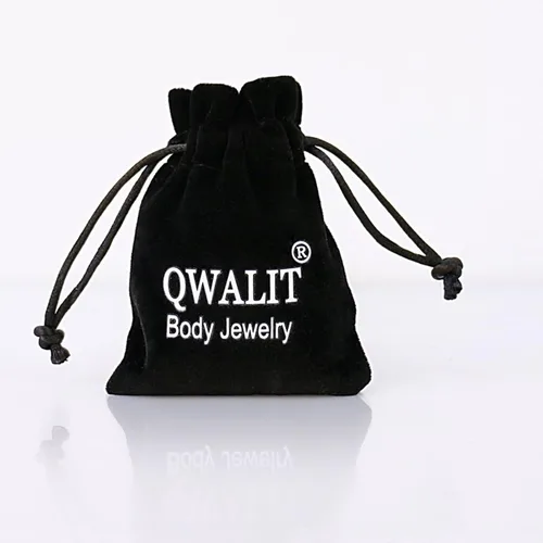 Vista 8 de QWALIT Aretes de nariz transparentes para el trabajo, piercings de nariz transparentes para el trabajo, piercing de nariz de plástico transparente