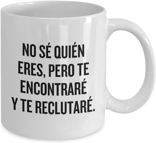 Vista 2 de Taza Divertida para RR. HH. Taza de Café para Recursos Humanos Regalo para Gerente de Recursos Humanos Te Encontraré y te Reclutaré