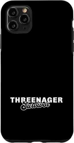 Vista 13 de Threenager Parenting 3 Year Old Kid Case for iPhone 17