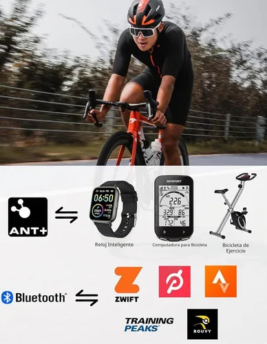 Vista 4 de iGPSPORT Speed or Cadence Sensor, Bluetooth ANT+ Wireless Waterproof Cycling Sensor, Compatible with Bike Computer Stationary Bike
