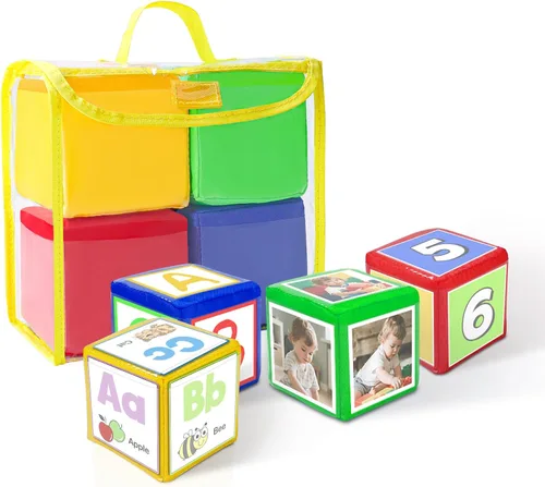 Vista 7 de EAMAY Juego de 2 cubos de bolsillo para aprender, a partir de 3 años.
