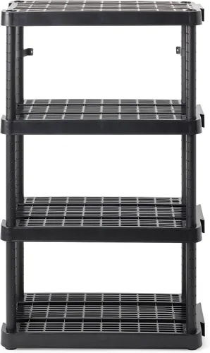 Vista 9 de Gracious Living Estantes organizadores de almacenamiento de 4 niveles para el hogar y el garaje, 54.5 pulgadas de alto x 32.0 pulgadas de ancho x
