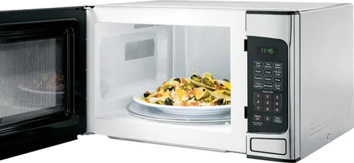 Vista 4 de GE JES1145SHSS. cuadrados Horno microondas Countertop de 1.1 pies cúbicos de capacidad.