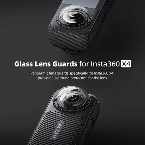 Vista 2 de Insta 360 X4 - Protector de pantalla para Insta360 X4 X 4 9H, película de vidrio templado duro, antiarañazos, sin burbujas