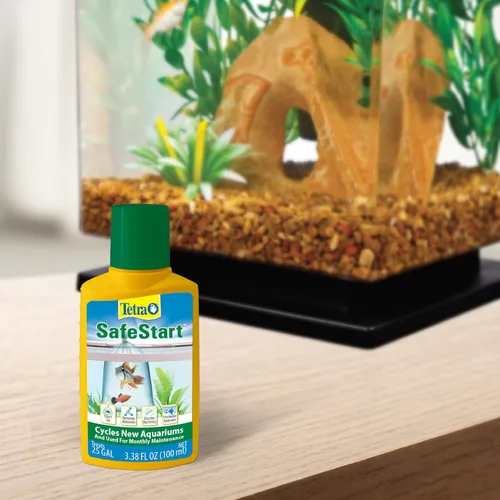 Vista 3 de Tetra SafeStart Plus para nuevos acuarios de agua dulce, 3.38 oz Establece bacterias saludables en nuevas peceras, reduce el amoníaco, comienza a