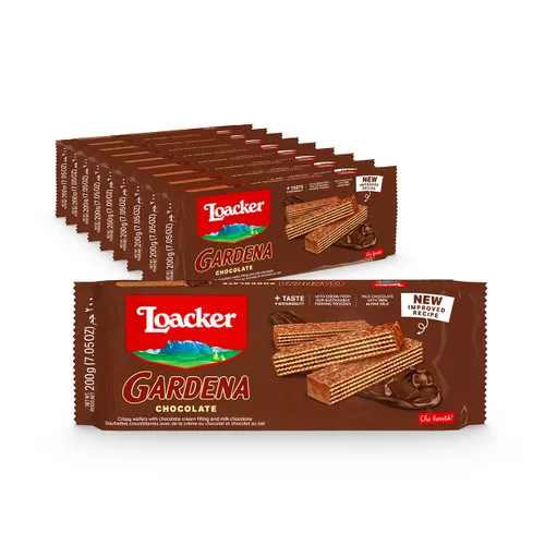 Vista 8 de Loacker Gardena Crema de chocolate, recubierta de chocolate, paquete de 25 individuos
