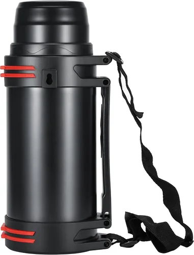Vista 15 de Termos de café grandes de 64 onzas / medio galón para viajes, jarra de agua aislada al vacío clásica con taza de plástico, botella de bebida aislada