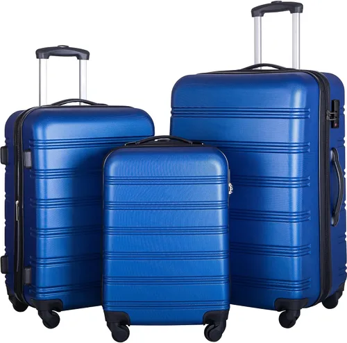 Vista 28 de Merax Equipaje Sets 2 piezas Hardshell 20&28 IN Maleta Set con bolsa de lona