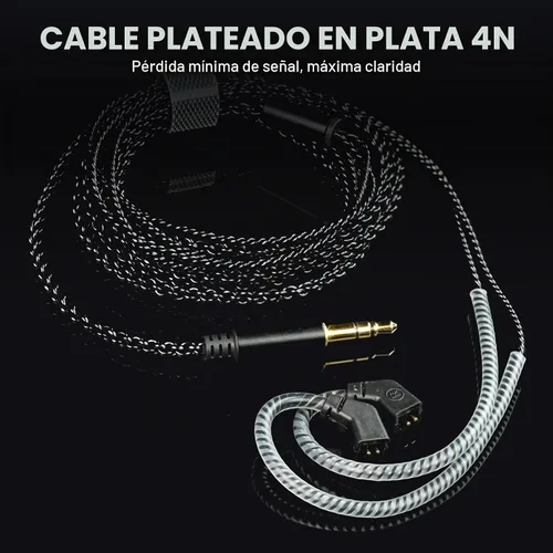 Vista 4 de Phenyx Pro Auriculares híbridos con monitor intrauditivo de doble controlador PME-20