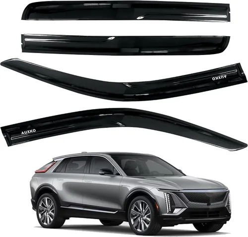 Vista 27 de AUXKO Protectores de lluvia para BMW X3 2018-2024 2025, 4 piezas de accesorios para viseras de ventilación de ventana, protector de lluvia con cinta