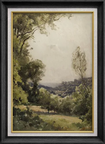 Vista 22 de SIGNWIN Arte de marco de alta calidad, elegante, vintage, ilustraciones de dibujo de árbol, arte fino, arte tradicional icónico para sala de estar