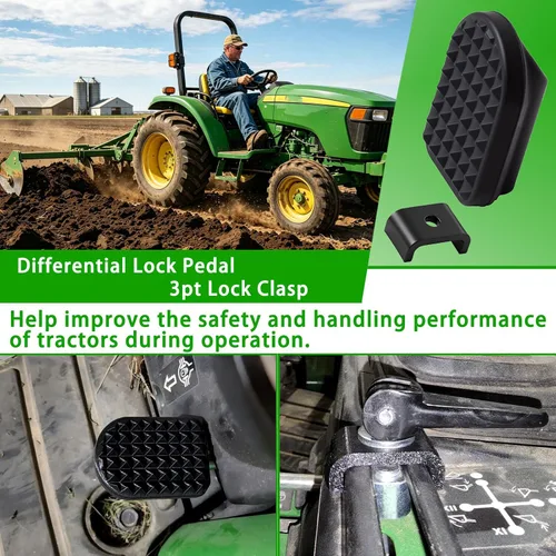 Vista 5 de Pedal de bloqueo diferencial y cierre de bloqueo de 3 puntos para John Deere 1023E 1026R 1025R y Gen2 2025R Subcompacto Tractor Engage Disengage