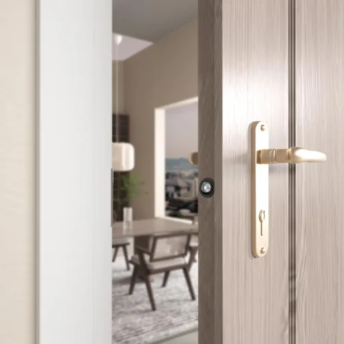 Vista 4 de Pestillo de bola de puerta, accesorios para puertas interiores, 13/16 pulgadas x 1 pulgada, tensión de puerta ajustable