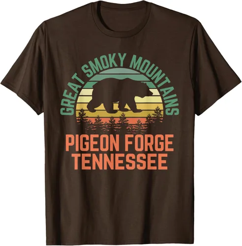 Vista 7 de Camiseta Pigeon Forge Great Smoky Mountains National Park Tennessee, Negro, S
